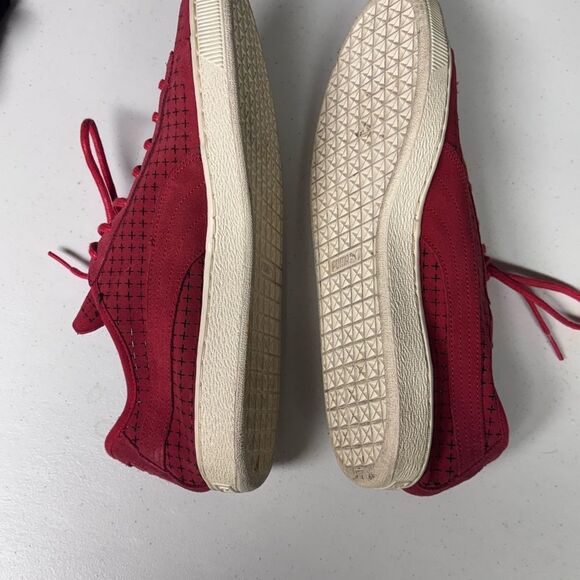 Puma Mens shoes courtside perf suede size 13 - Picture 5 of 7